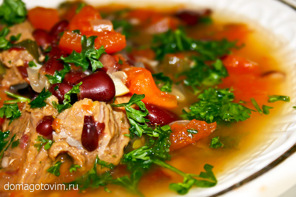 Лобио с мясом